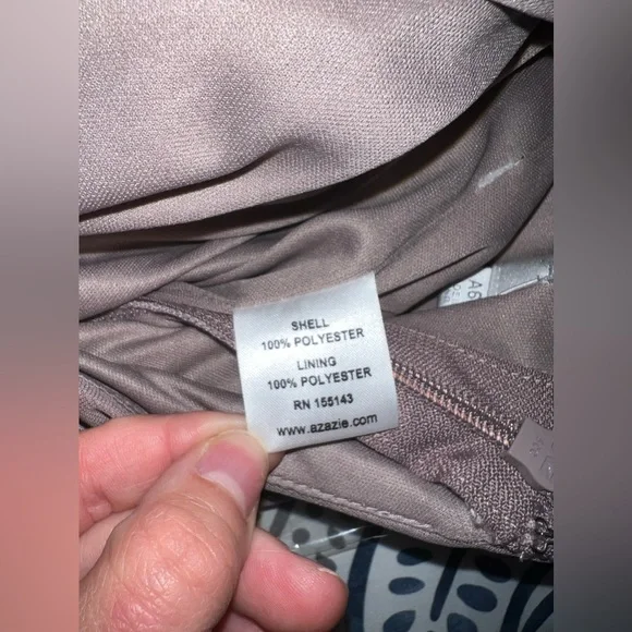 Azazie Style Brooke Hazelnut Bridesmaid Dress - Picture 10 of 11